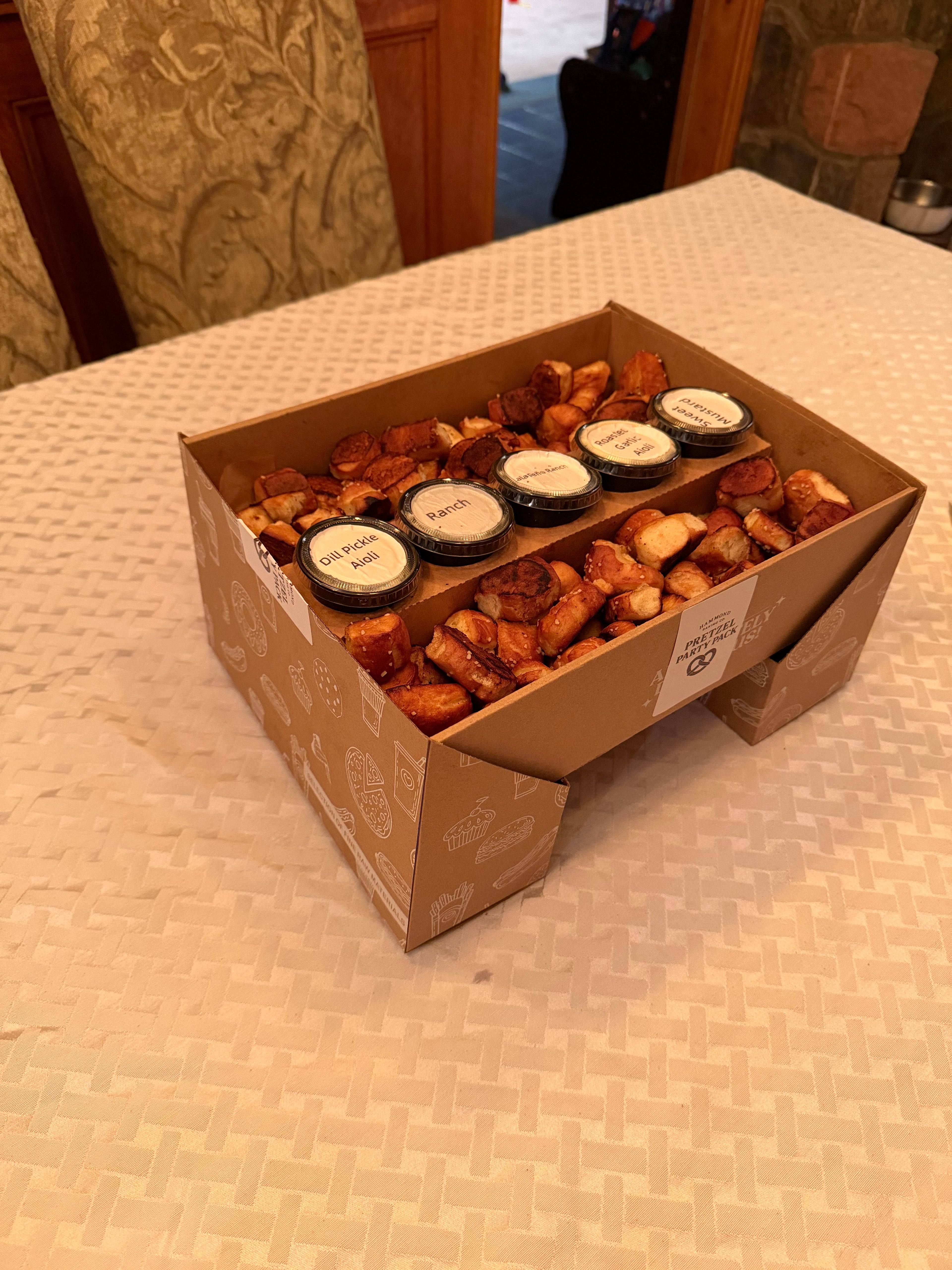 Pretzel Party Box--Pickup Thanksgiving Sunday